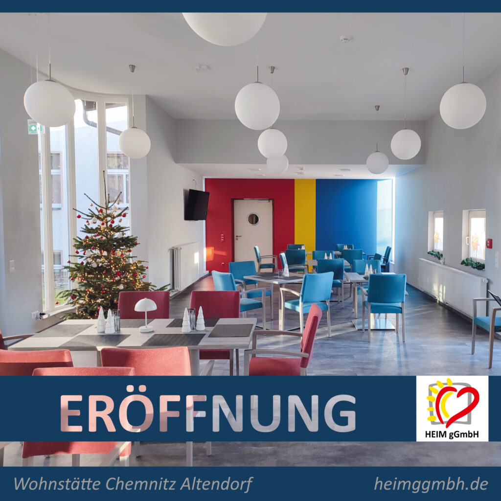 Das war die Eröffnung unserer Cafeteria in Altendorf