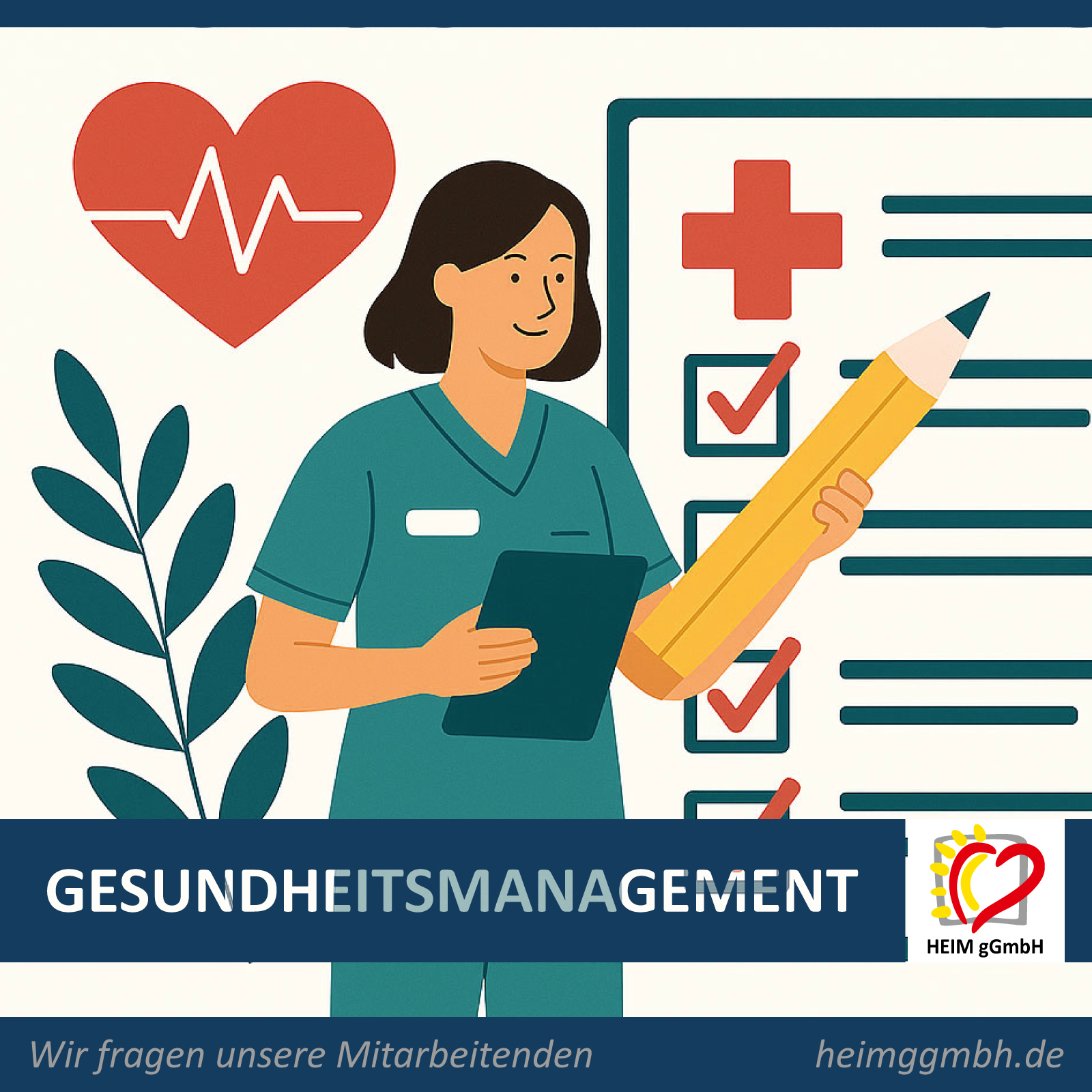 Betriebliches Gesundheitsmanagement bei der HEIM gGmbH in Chemnitz - die Gesundheit unserer Mitarbeitenden ist uns wichtig.