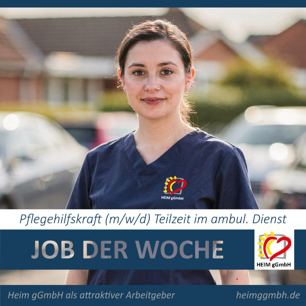 Pflegehilfskraft (m/w/d) gesucht in Chemnitz bei der HEIM gGmbH - Stelle in Teilzeit im ambulanten Pflegedienst