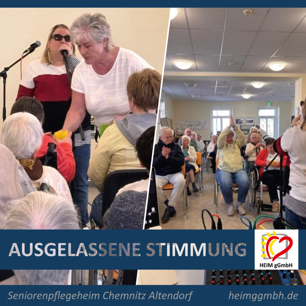 Seniorenpflegeheim Chemnitz Altendorf der HEIM gGmbH - stimmungsvoller und schöner Musiknachmittag mit Peggy