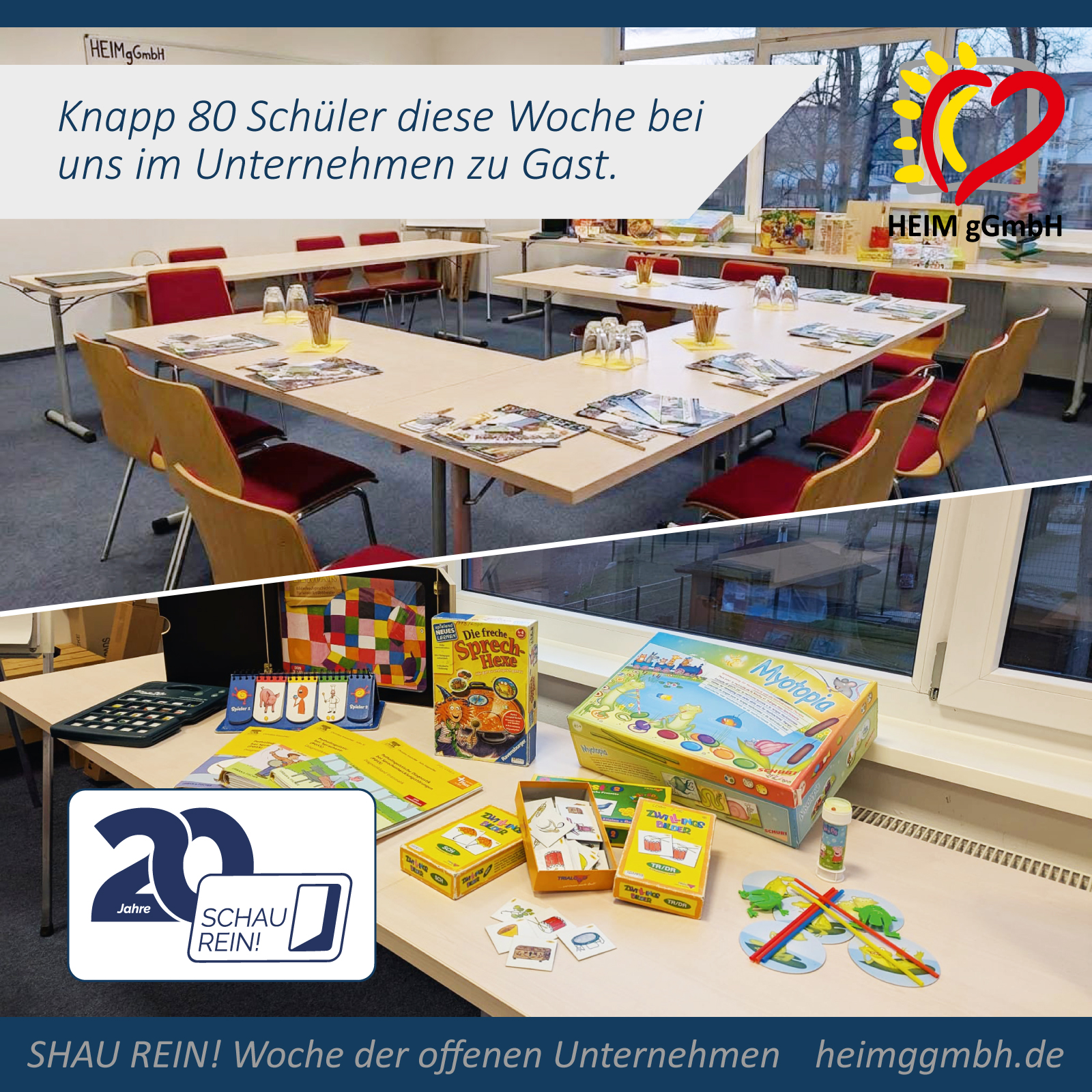 Interdisziplinäres Frühförderzentrum IFZ der HEIM gGmbH in Chemnitz - Wir waren bei der SCHAU REIN Woche mit dabei.