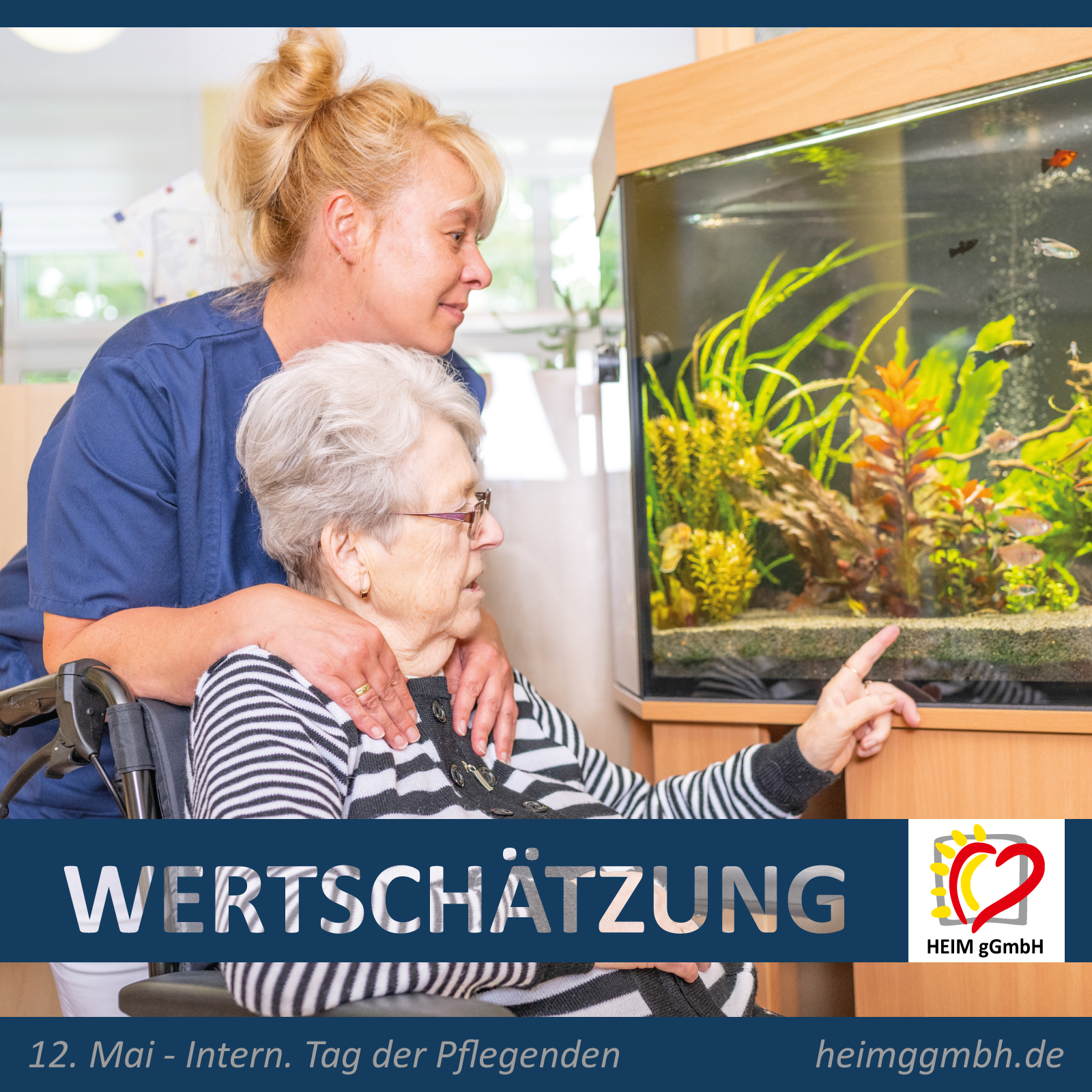 Internationaler Tag der Pflegenden am 12. Mai - Die HEIM gGmbH tut viel, um ein attraktiver Arbeitgeber zu sein.
