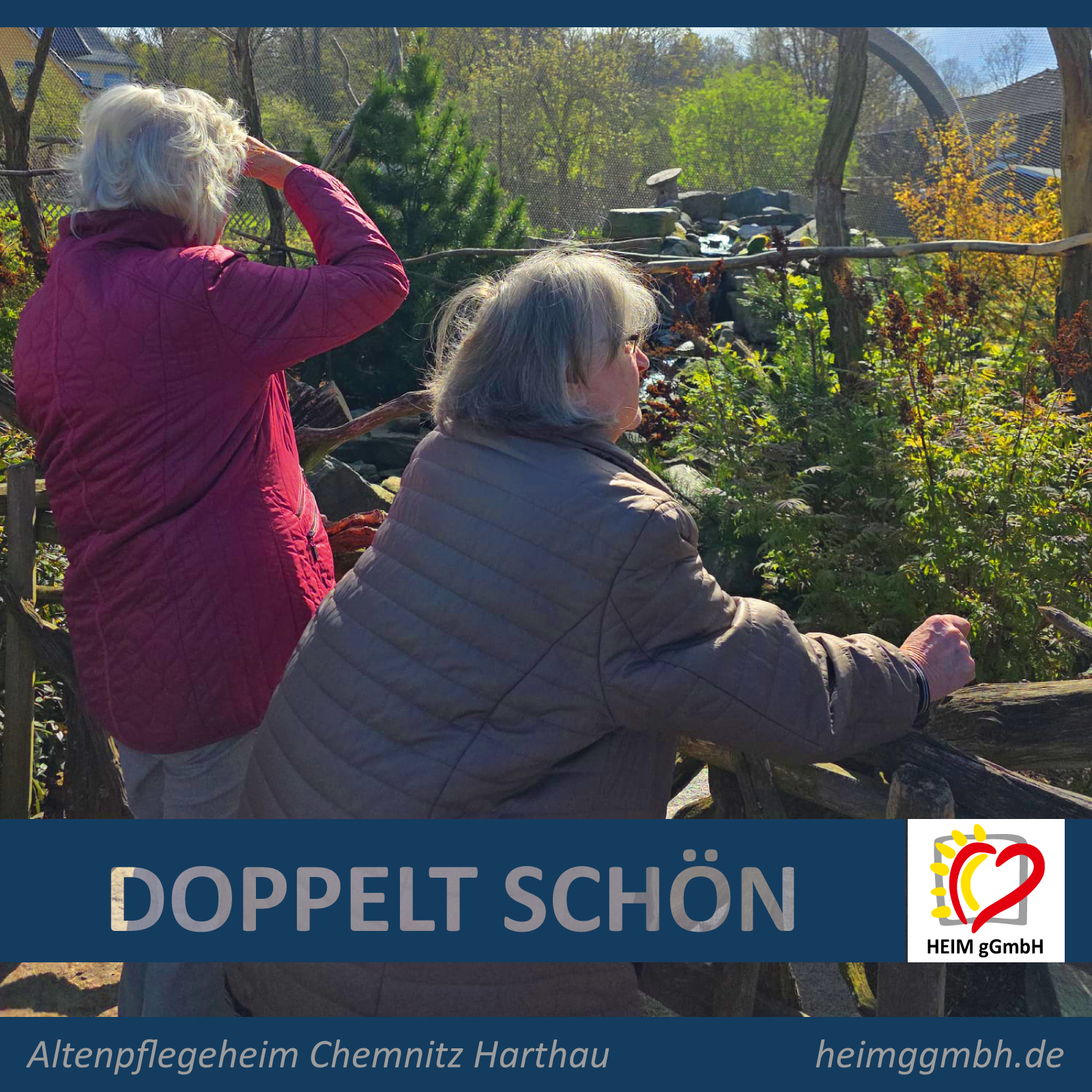 Altenpflegeheim Chemnitz Harthau der HEIM gGmbH - Ausflug unserer Senioren und Seniorinnen in den Tierpark nach Thum