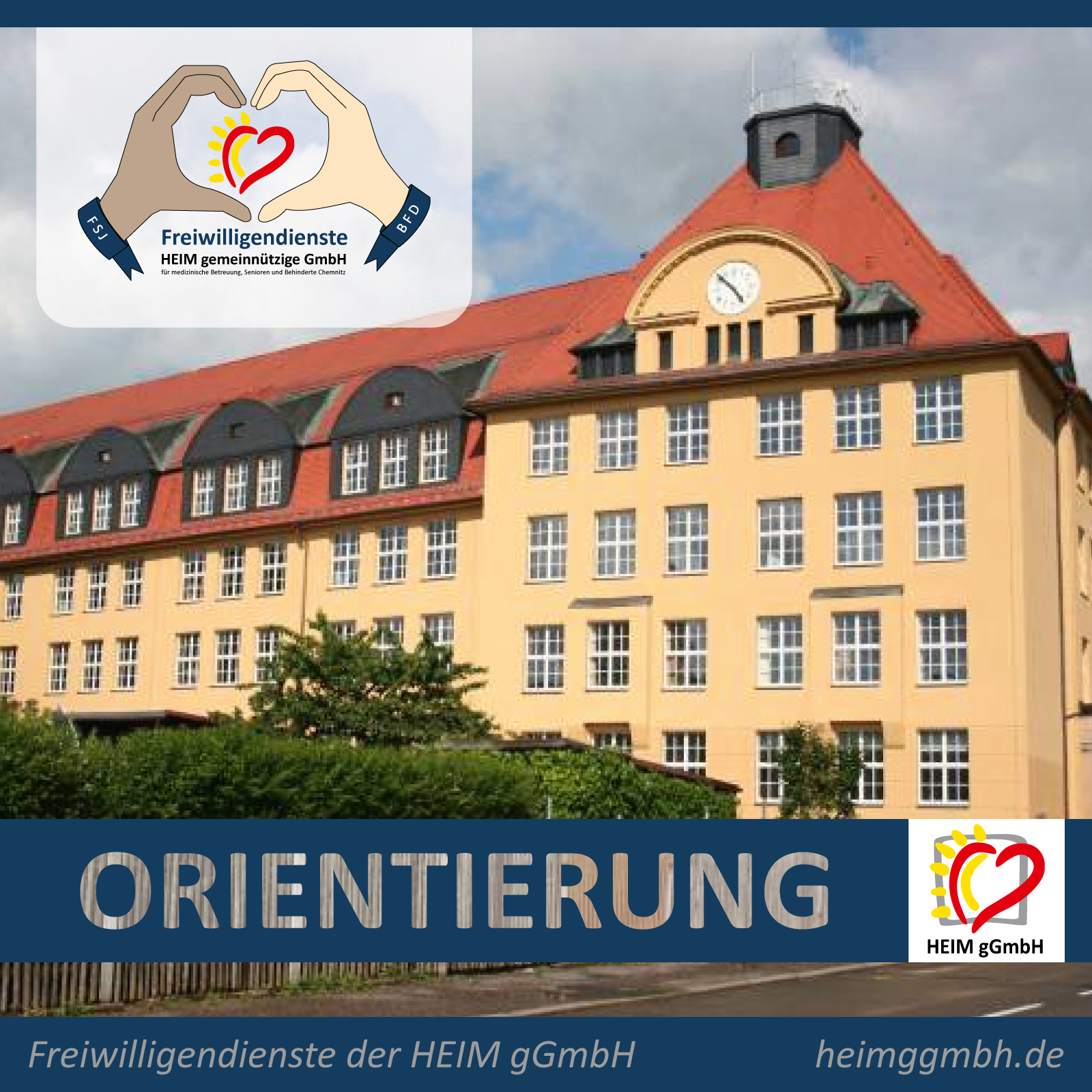 Unser Freiwilligendienst der HEIM gGmbH Chemnitz am 12. Mai 2026 im Johannes-Kepler-Gymnasium zur Berufsorientierung