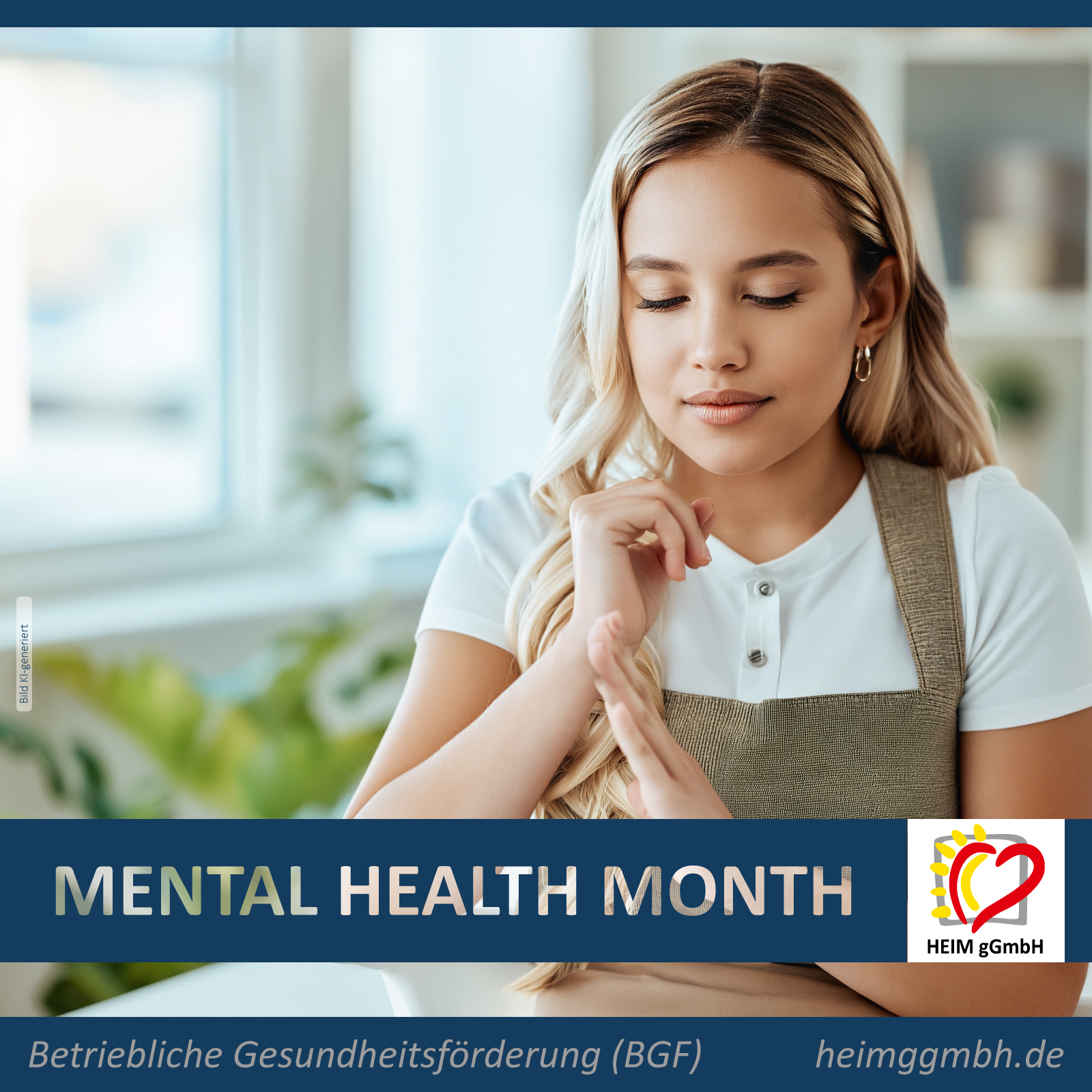 Tipps unserer betrieblichen Gesundheitsförderung der HEIM gGmbH in Chemnitz: Mental Health Month: Resilienz in der Arbeitswelt