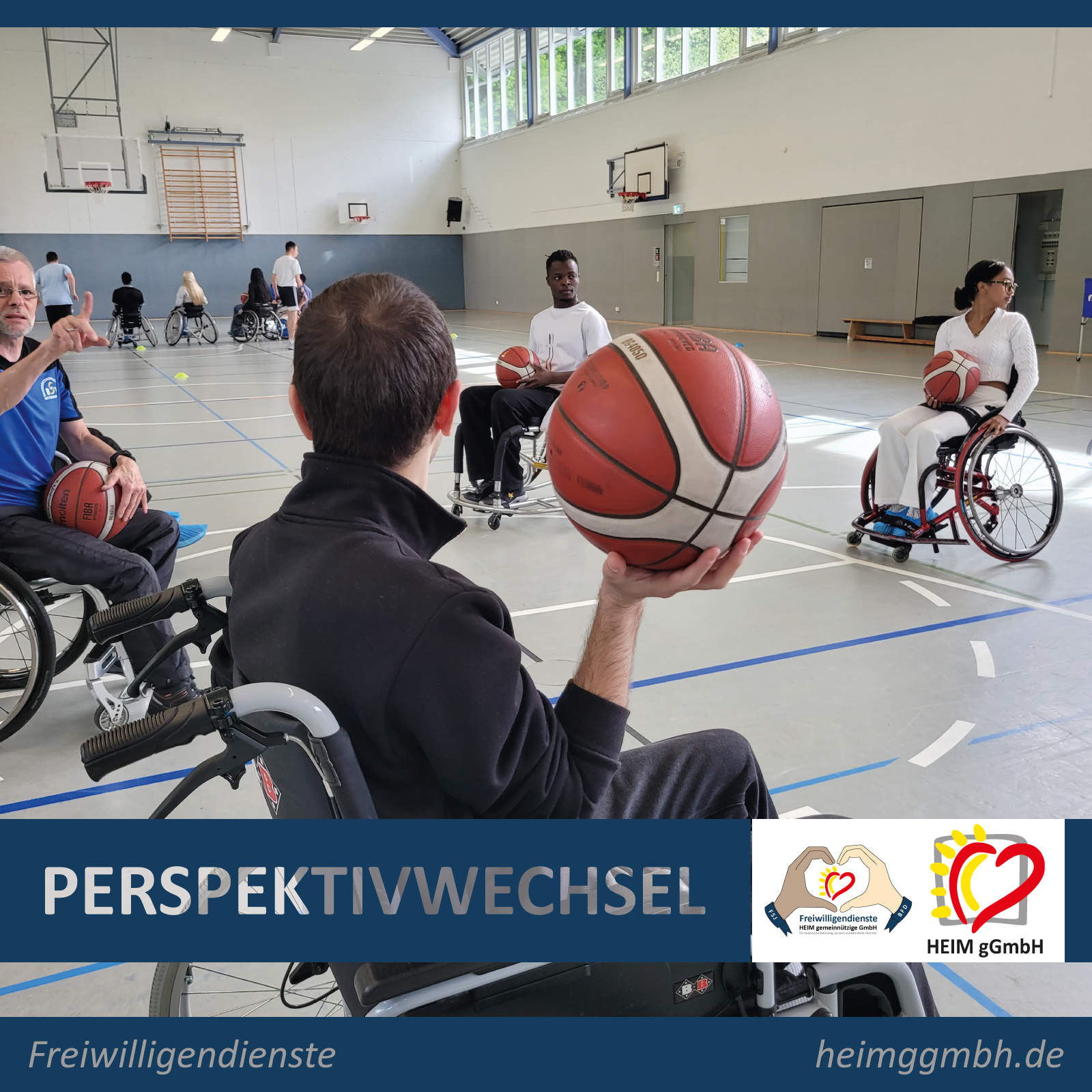 Freiwilligendienst der HEIM gGmbH in Chemnitz - Seminar zum Thema Perspektivwechsel - Teilhabe am gesellschaftlichen Leben