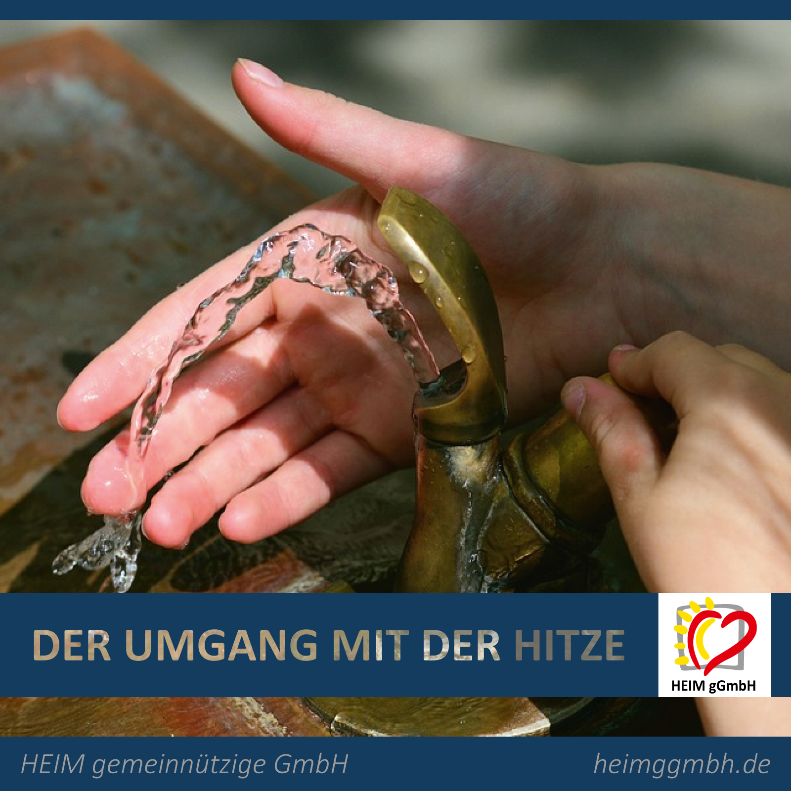 Über den achtsamen Umgang mit der Hitze im Pflegebereich. - HEIM gGmbH Chemnitz - Gemeinsam. Sozial. Engagiert.