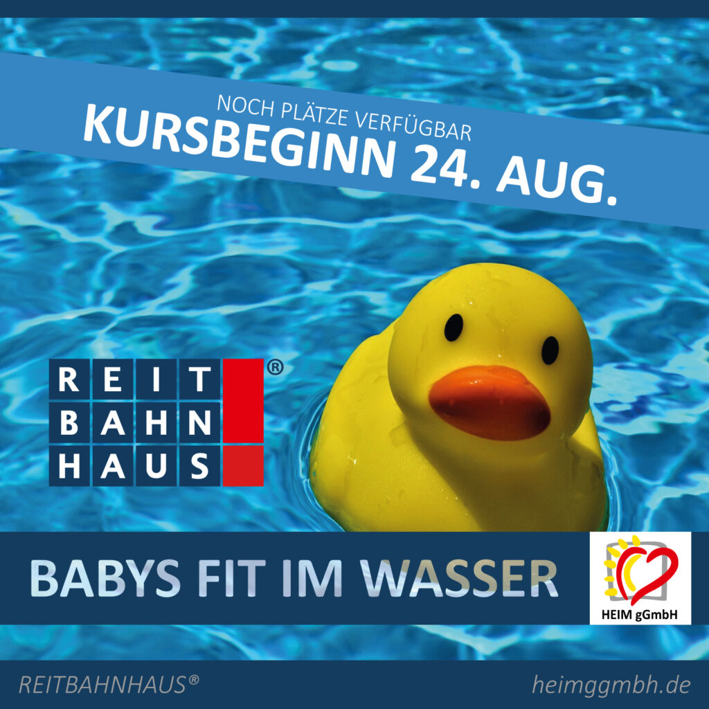 „Babys fit im Wasser“ - Plätze frei mit Kursbeginn 24. August 2026